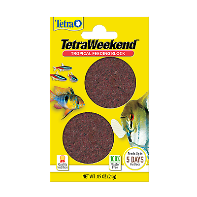 Tetra weekend feeding gel blocks lasts up to 5 days best fish holiday food