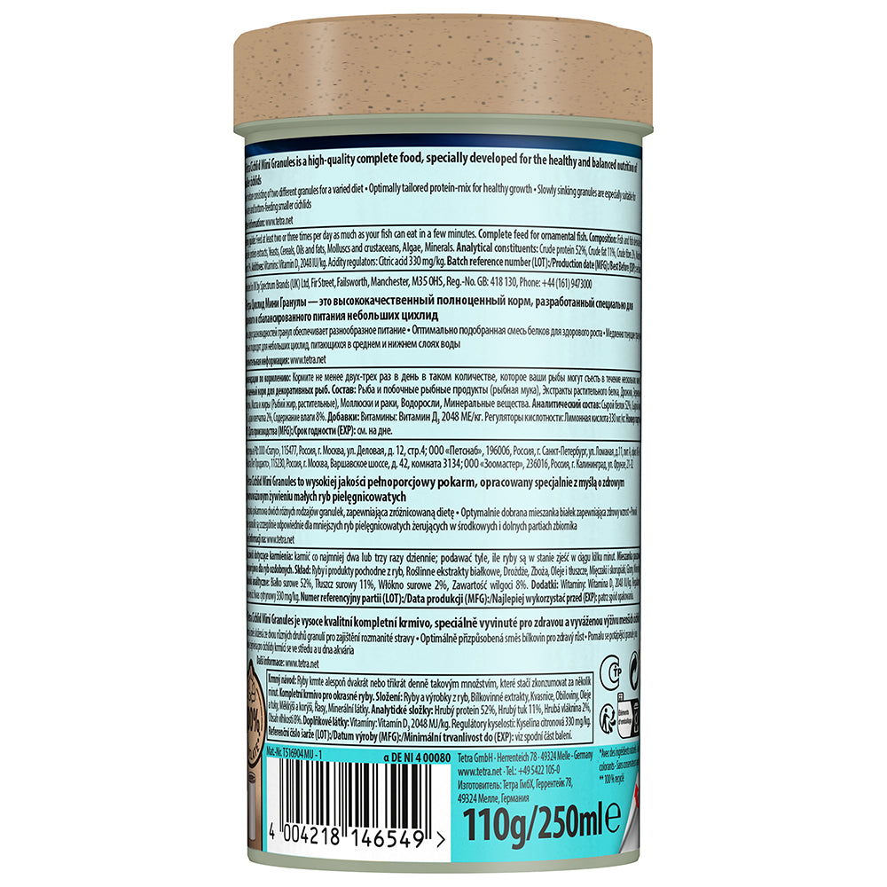 Tetra Cichlid Mini Granules 110g