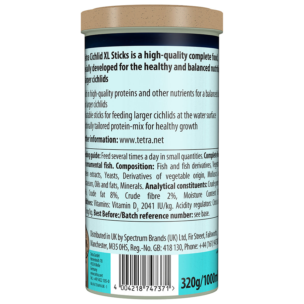 Tetra Cichid XL Sticks 320g