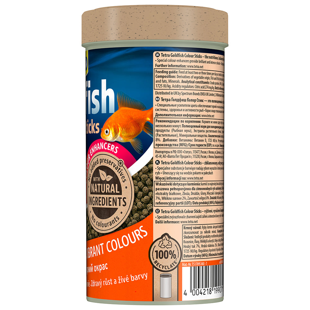 Tetra Goldfish Colour Sticks 75g