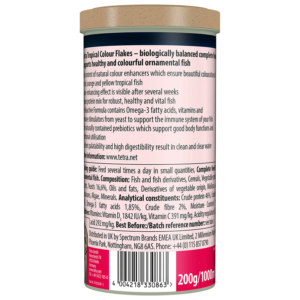 Tetra Tropical Colour Flakes 200g