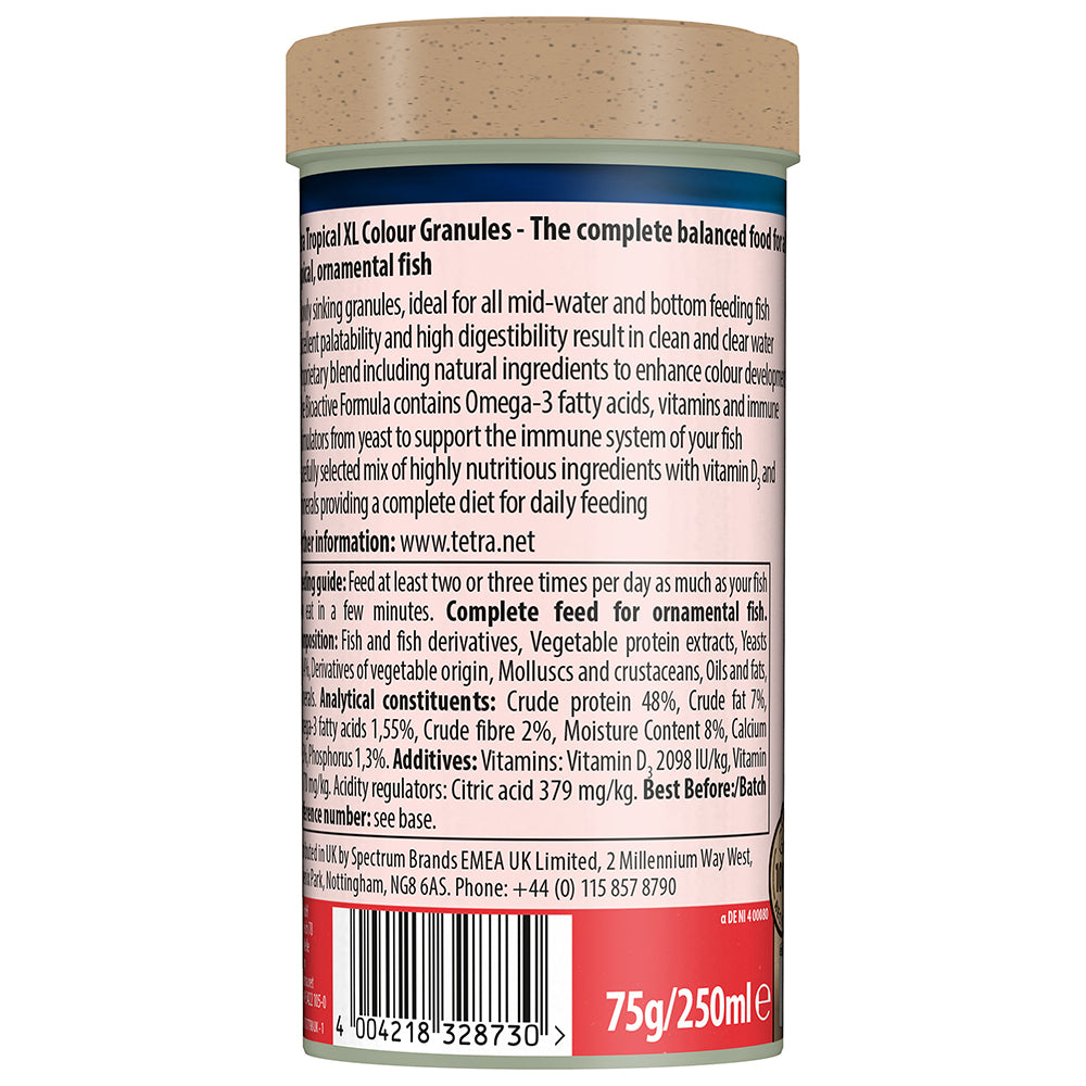 Tetra Tropical XL Colour Granules 75g