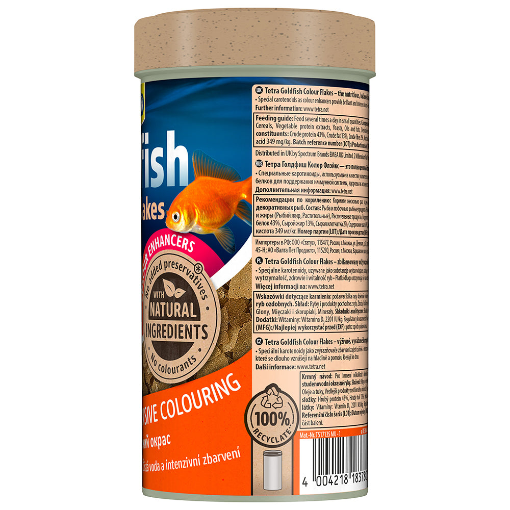 Tetra Goldfish Flakes Colour 52g