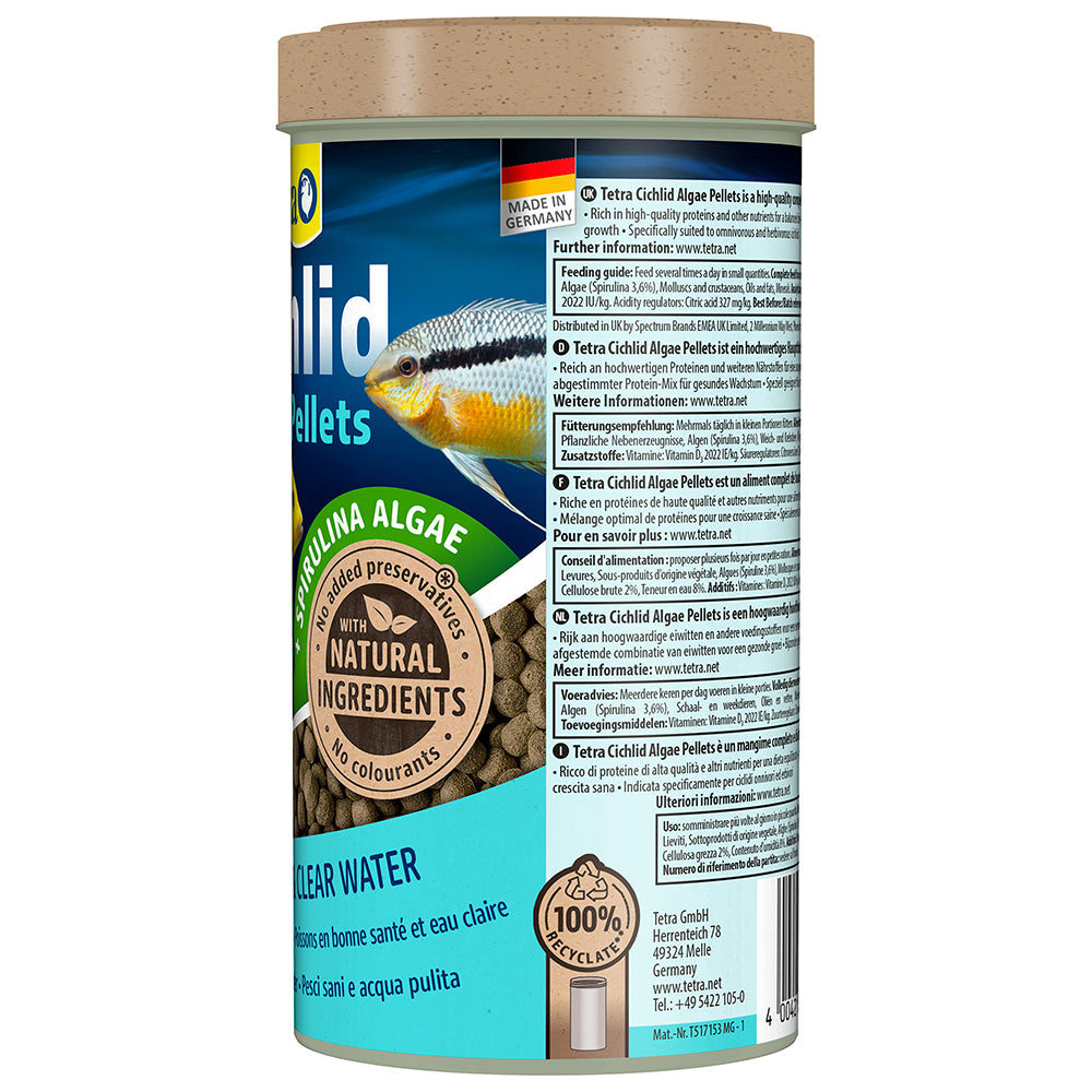 Tetra Cichlid Algae Pellets 165g