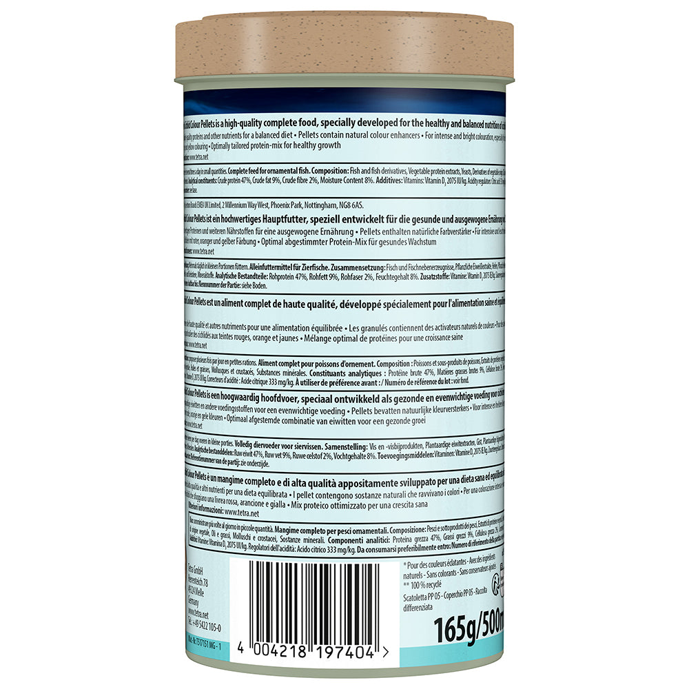 Tetra Cichlid Colour Pellets 165g