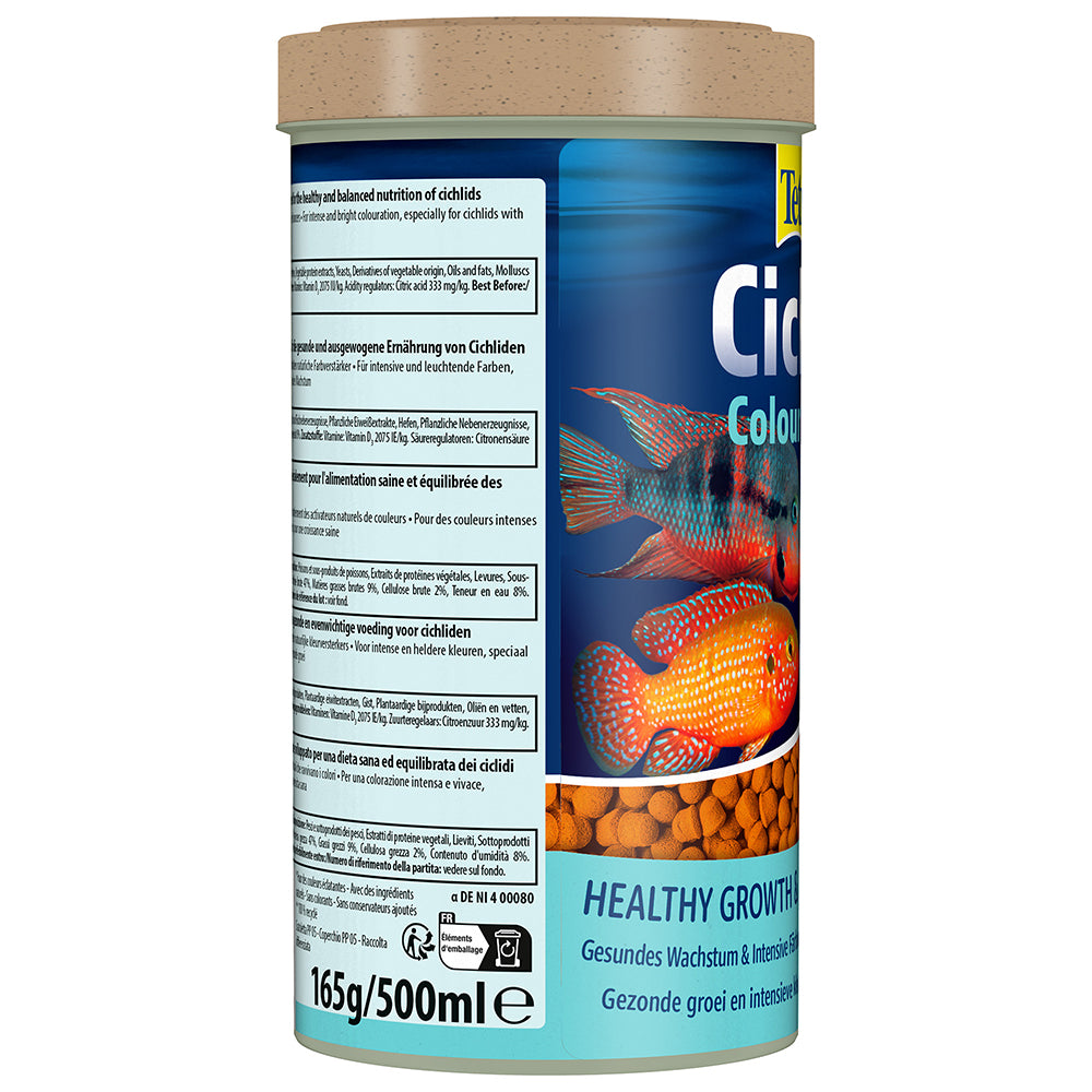 Tetra Cichlid Colour Pellets 165g