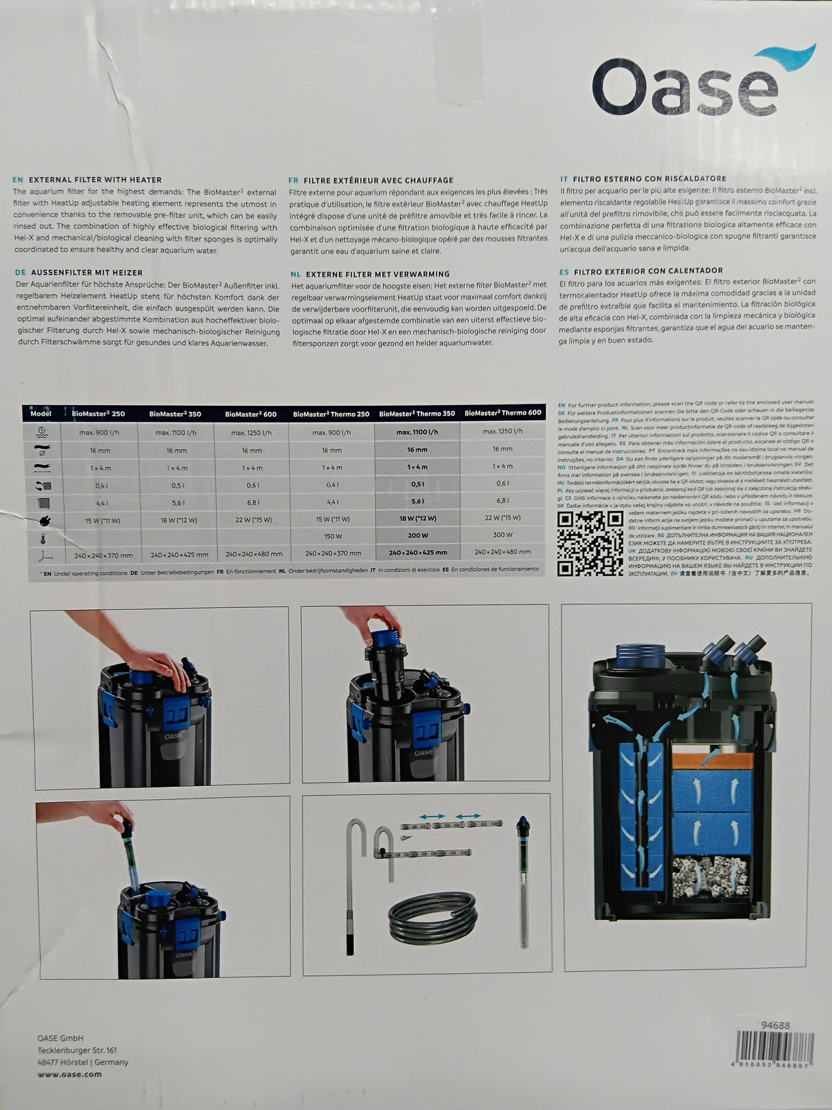 Oase Biomaster 350 Thermo canister filter