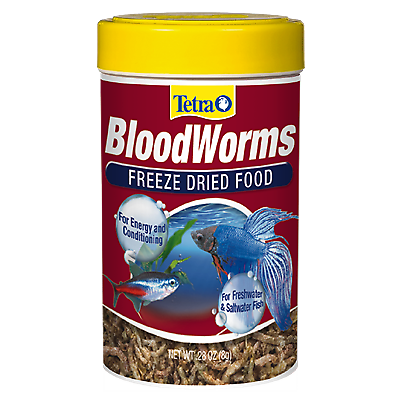 New Tetra Bloodworm Freeze Dried Food 8g
