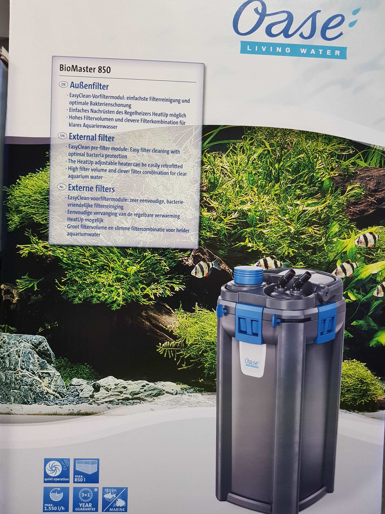 New Oase Biomaster 850 canister filter
