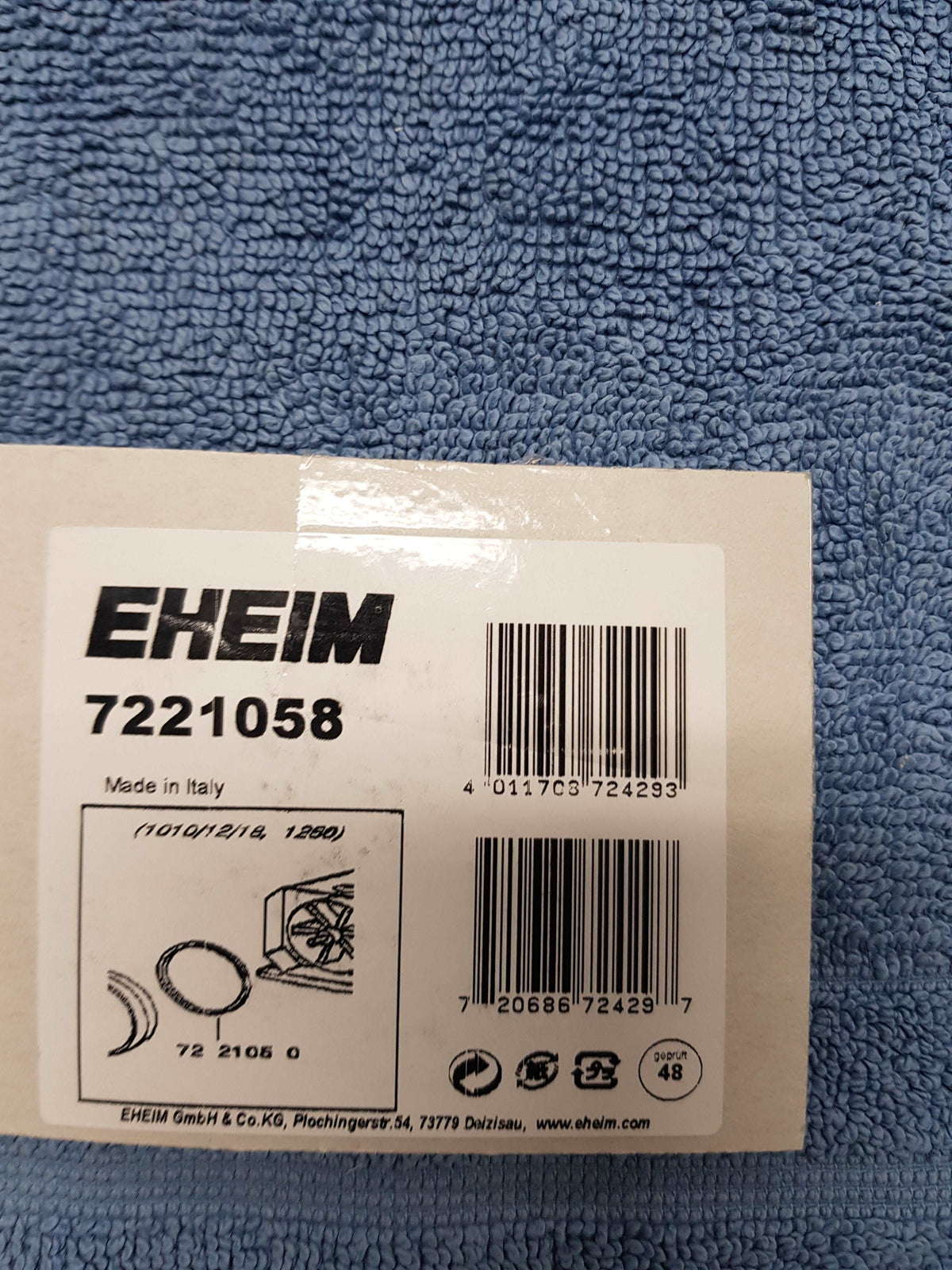 Eheim O Ring 7221958 to suit 1250 pump