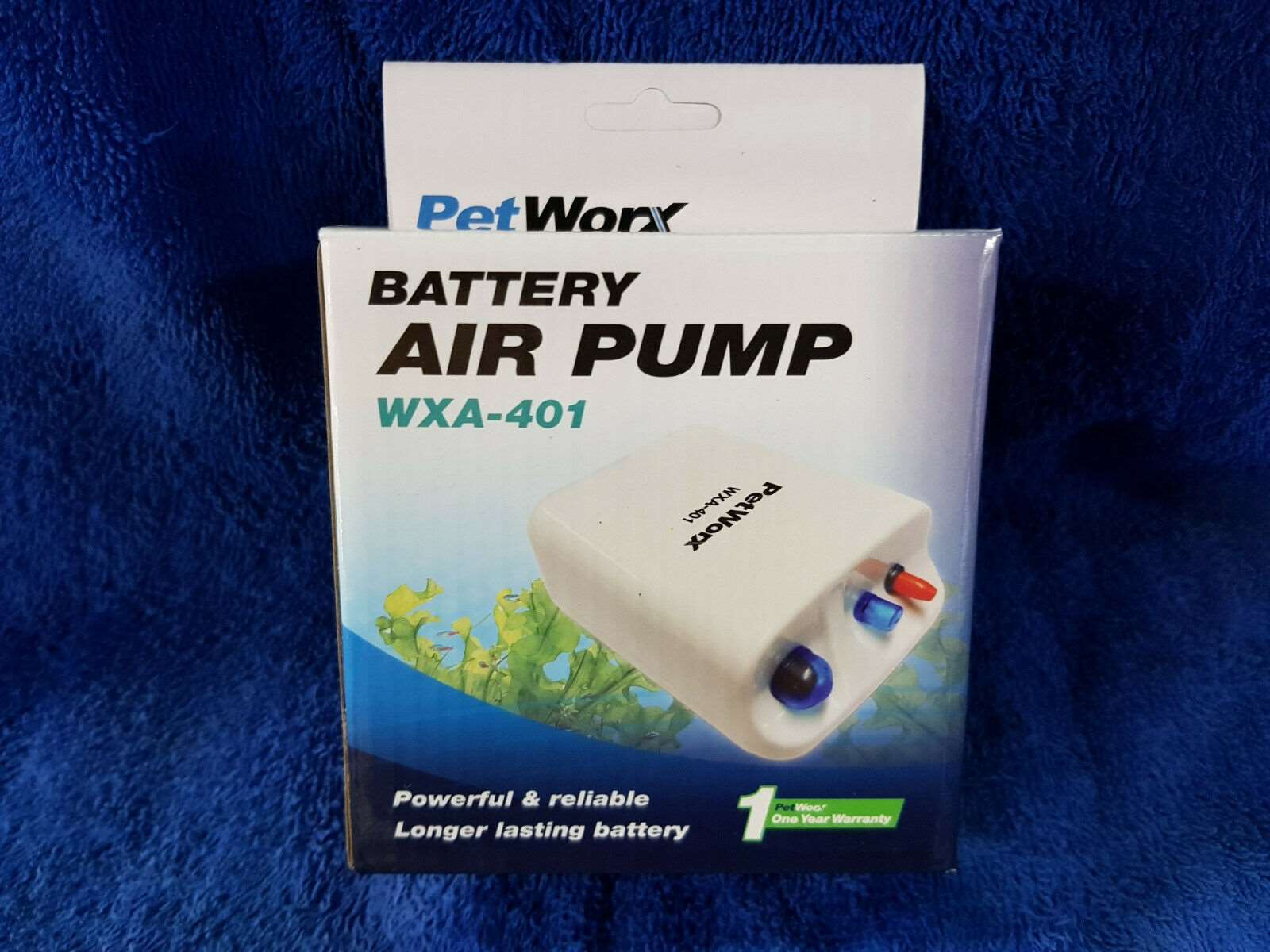 New Petworx battery powered Aquarium Air Pump Aquatic Creations