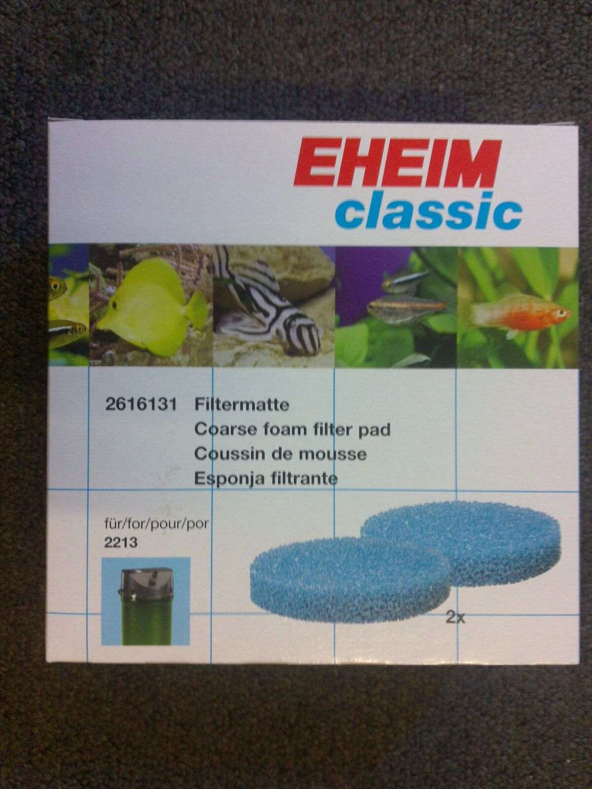Eheim Classic 250 2213 blue Poly pads