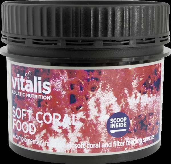 Vitalis Aquatic Nutrition Soft Coral Food small size 50g container