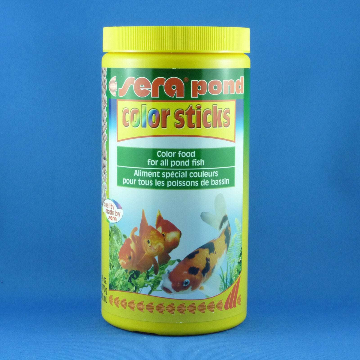 Sera Pond Color Sticks Pellet Food 1LT, the best quality pond fish food!