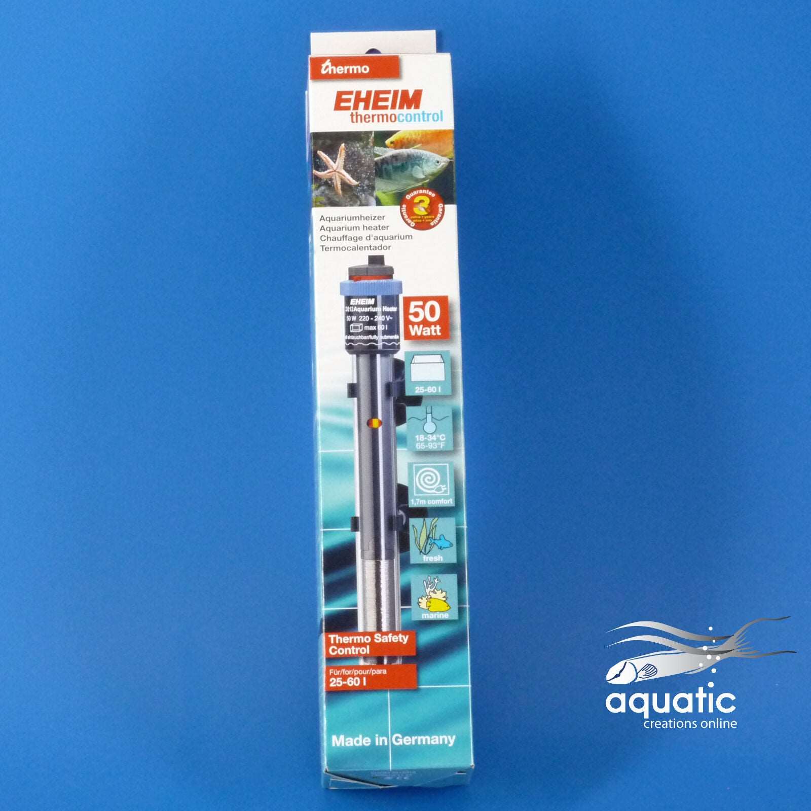 New Eheim Jager 50w Aquarium Heater