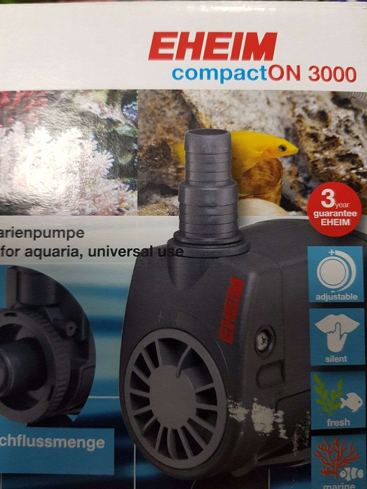 NEW Eheim Compact on 3000 pump 3 year warranty