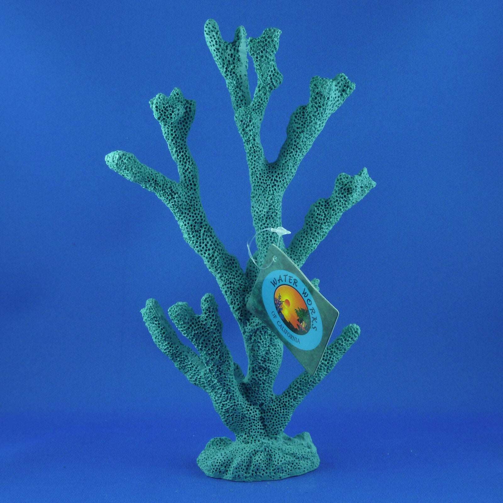 New Aquarium artificial medium coral tree in Aqua colour