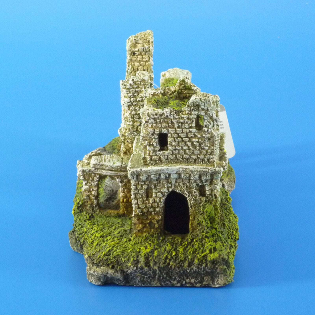 New Kazoo Castle Ruin with Moss Medium Aquarium Ornament
