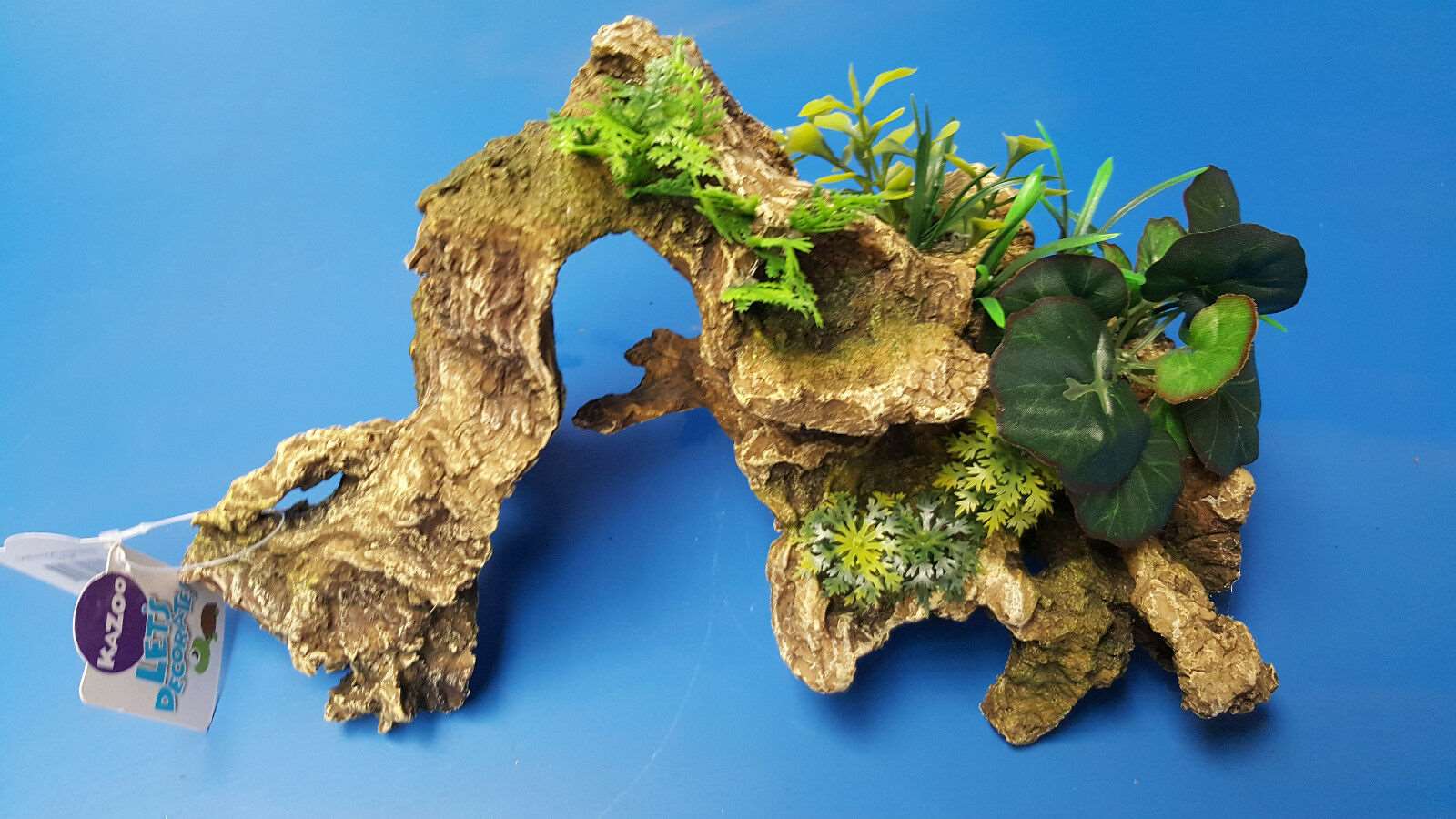Kazoo Driftwood with Plant Large size Aquarium Ornament