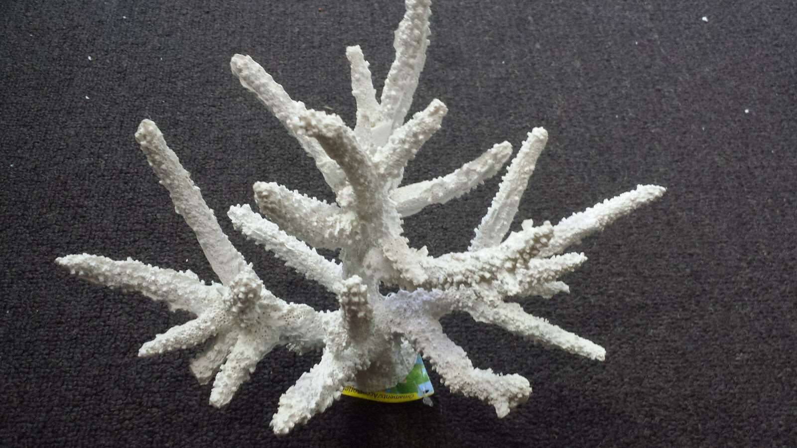 New Aqua One Aquarium Ornamental White Acro Coral Medium size