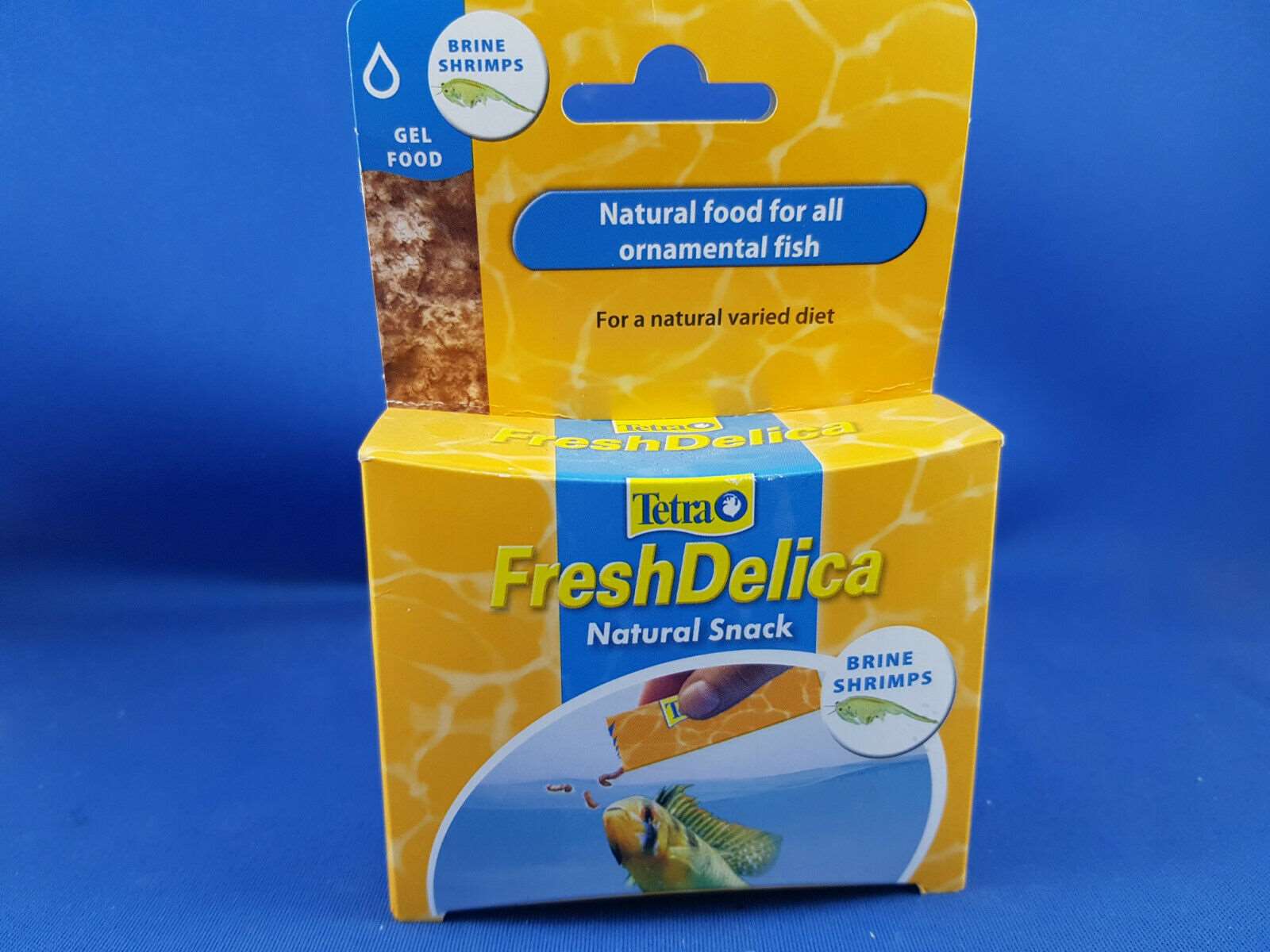 Tetra Fresh Delica shrimp 16 x 3g , best fish treat food available!
