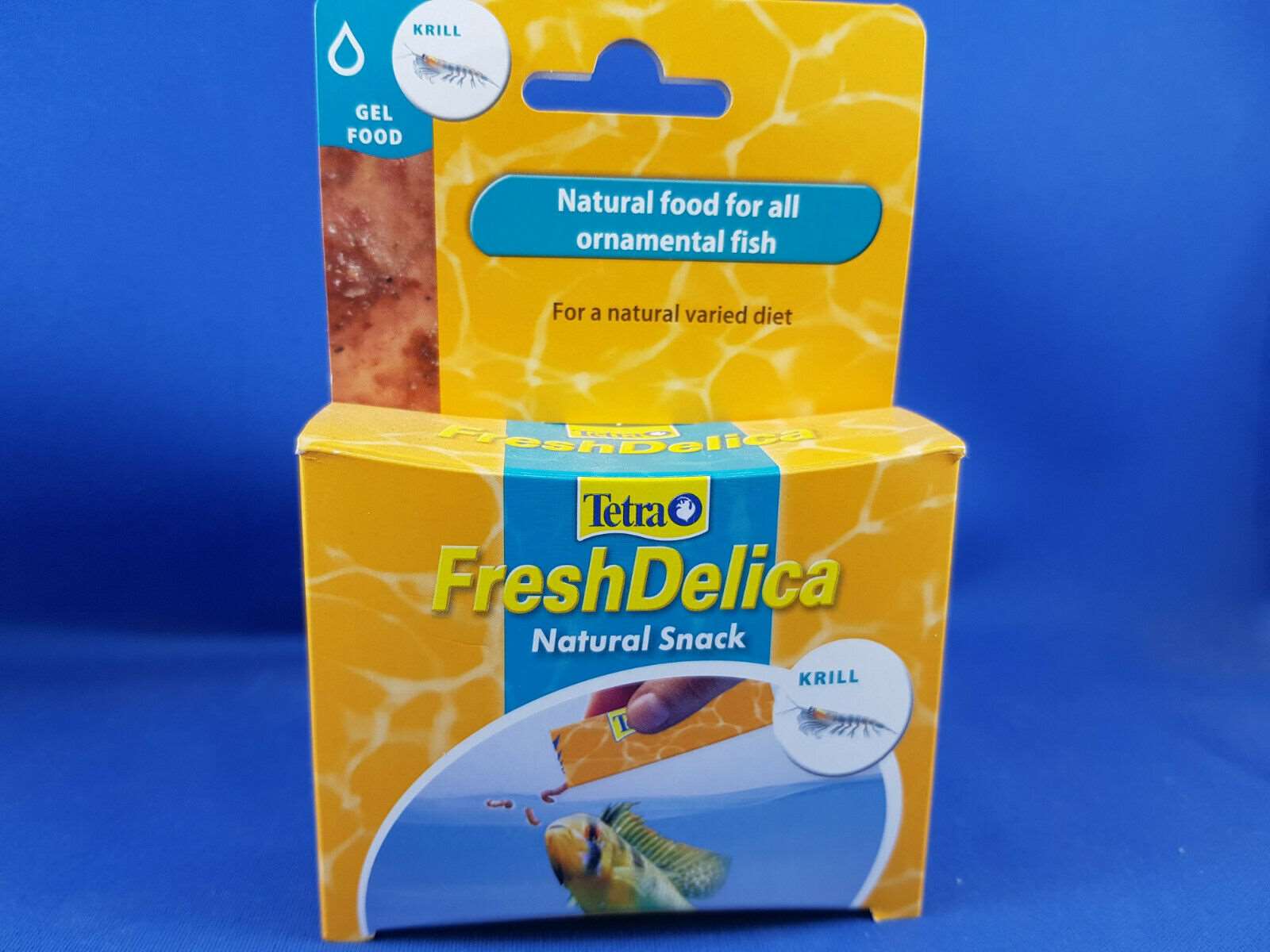 Tetra Fresh Delica Krill  16 x 3g , best fish treat food available!