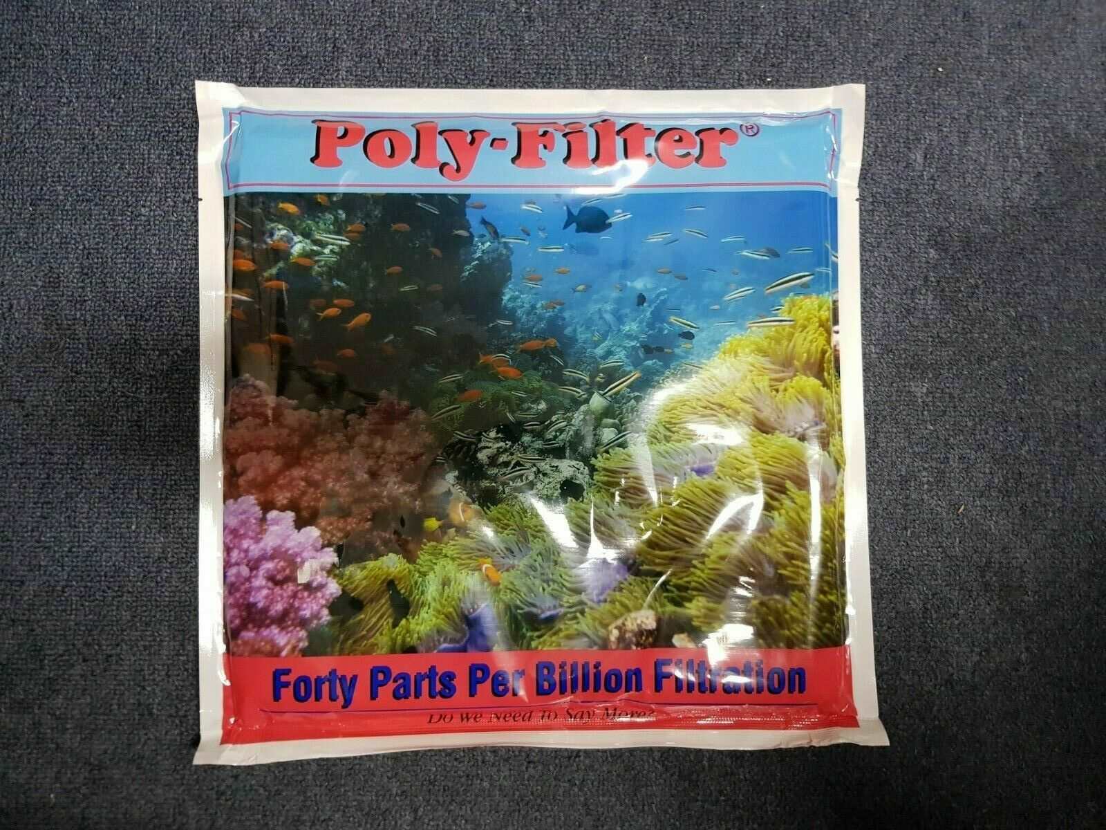 New Poly Filter pad which helps remove toxins, medications and harmful metals L