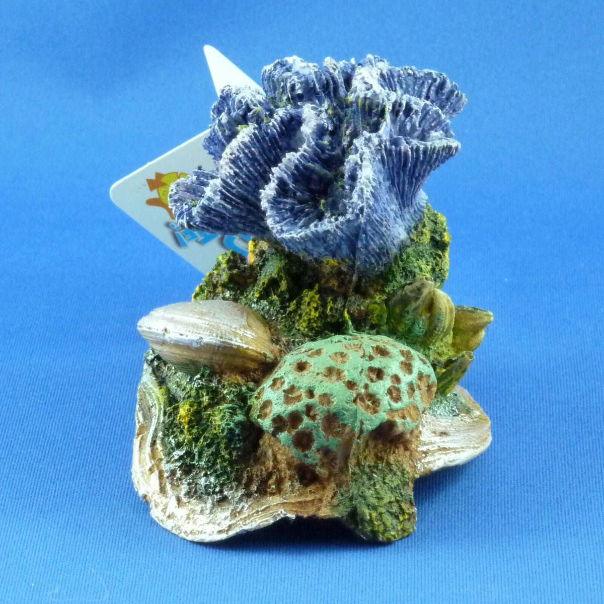 Kazoo Coral with Shell Aquarium Ornament