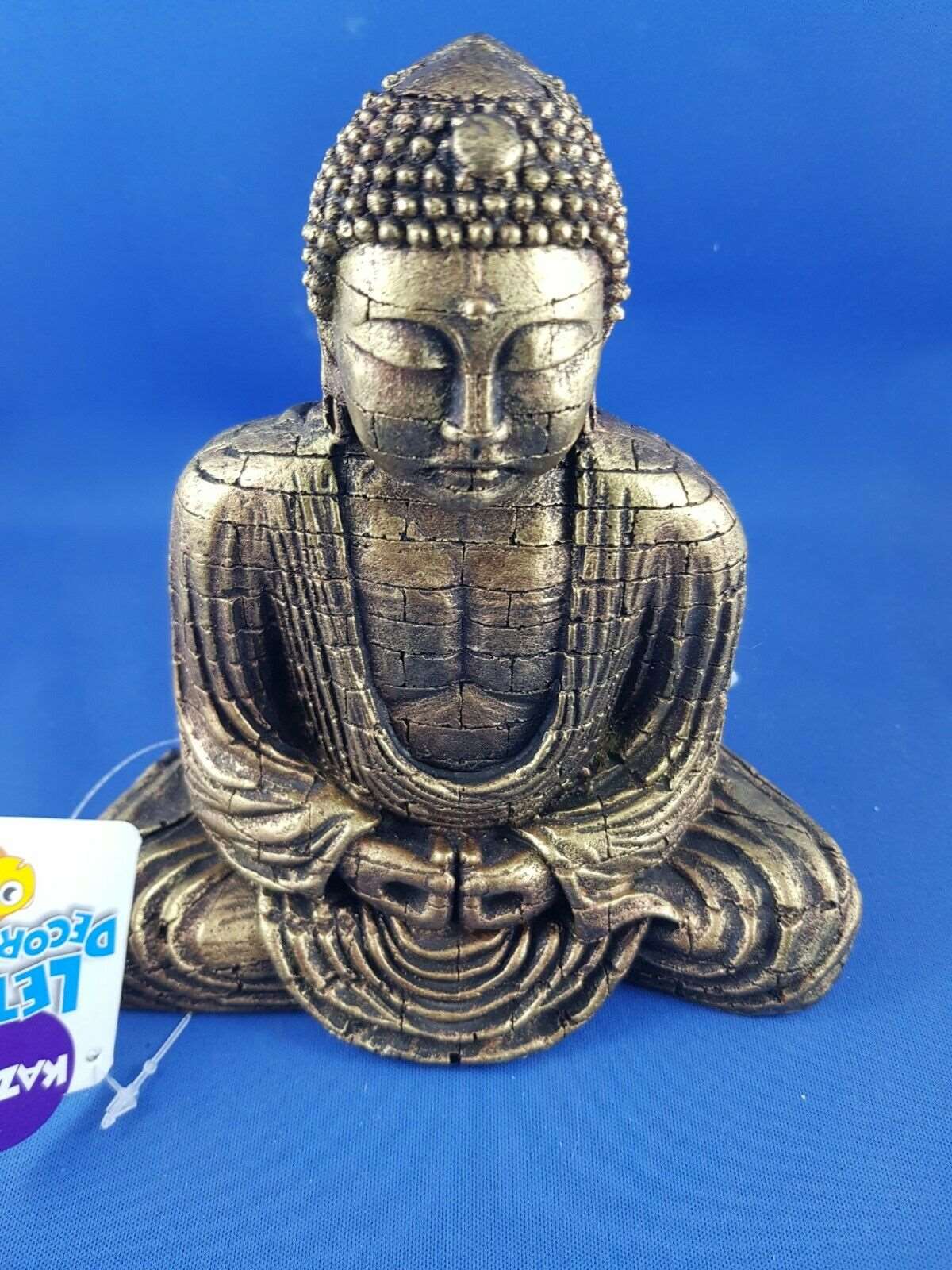 New Kazoo medium Buddha in Gold colour with air stone