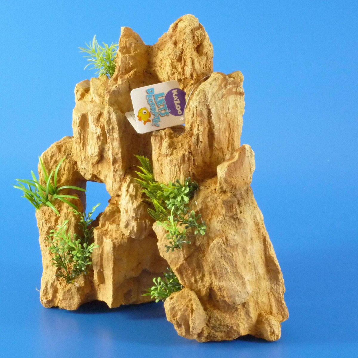 Kazoo Sandstone Rock with Plant Large