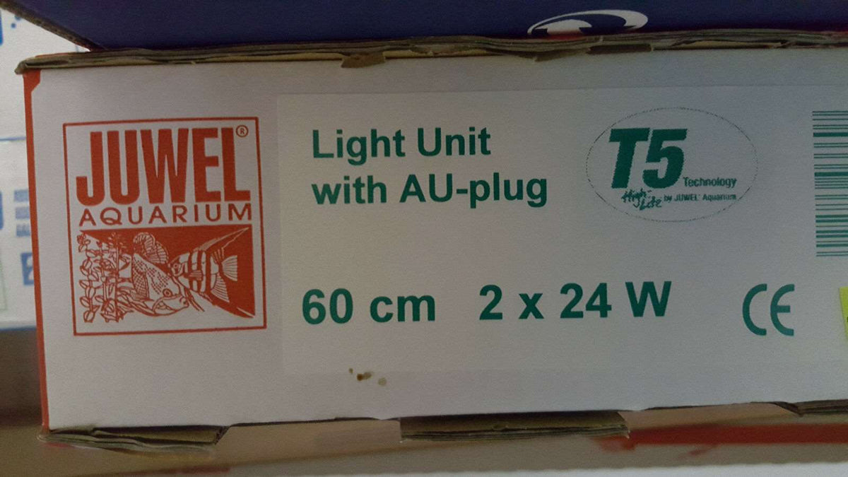 Juwel T5 light unit 60cm to suit 2 x 24w T5 tubes
