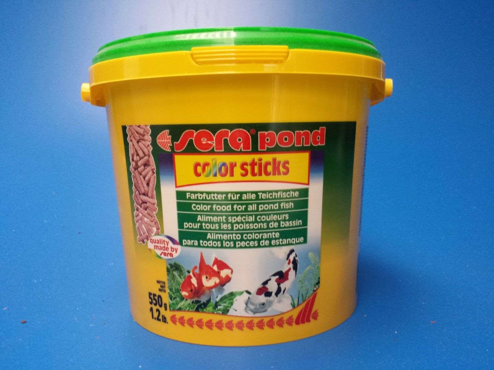 Sera Pond Color Sticks Pellet Food 550g, the best quality pond fish food!