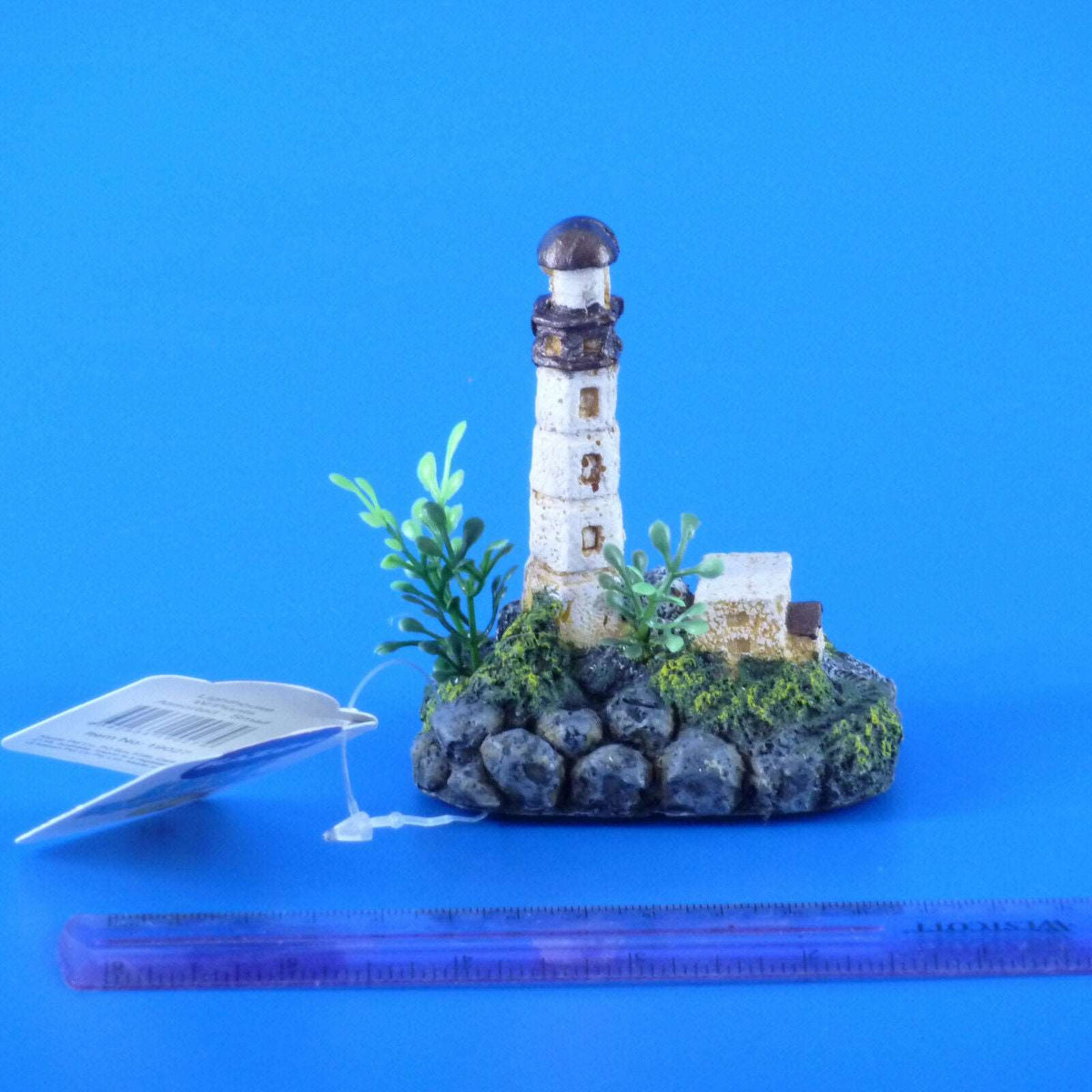 Kazoo Small Lighthouse with Plants Bronze