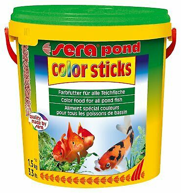 New Sera Pond Color Sticks Pellet Food 1.5kg, the best quality pond fish food!