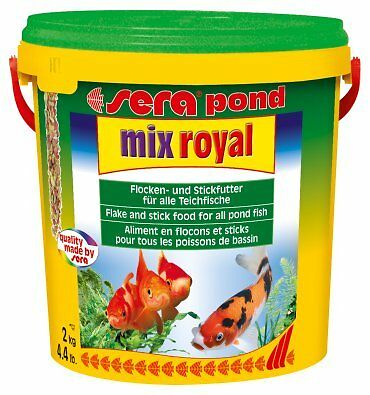 New Sera Pond Mix Royal Goldfish Koi Food 2kg