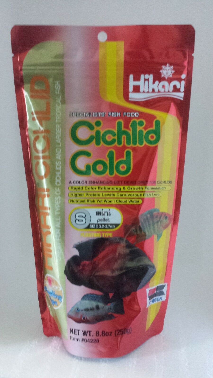 New Hikari Cichlid Gold 250g Mini Pellets