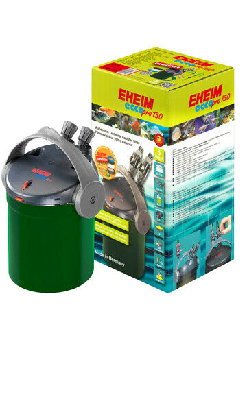 New Eheim External Ecco Pro 130 filter with Biological media, 3 yr warranty