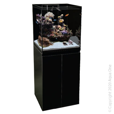 AquaOne Reefsys 180 reef aquarium, cabinet and sump. 180lt aquarium system