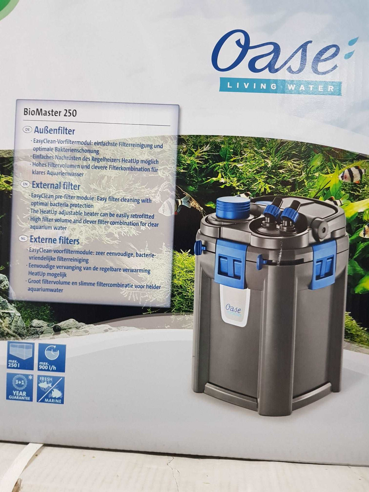 Oase Biomaster 250 canister filter for Aquariums up to 250lts