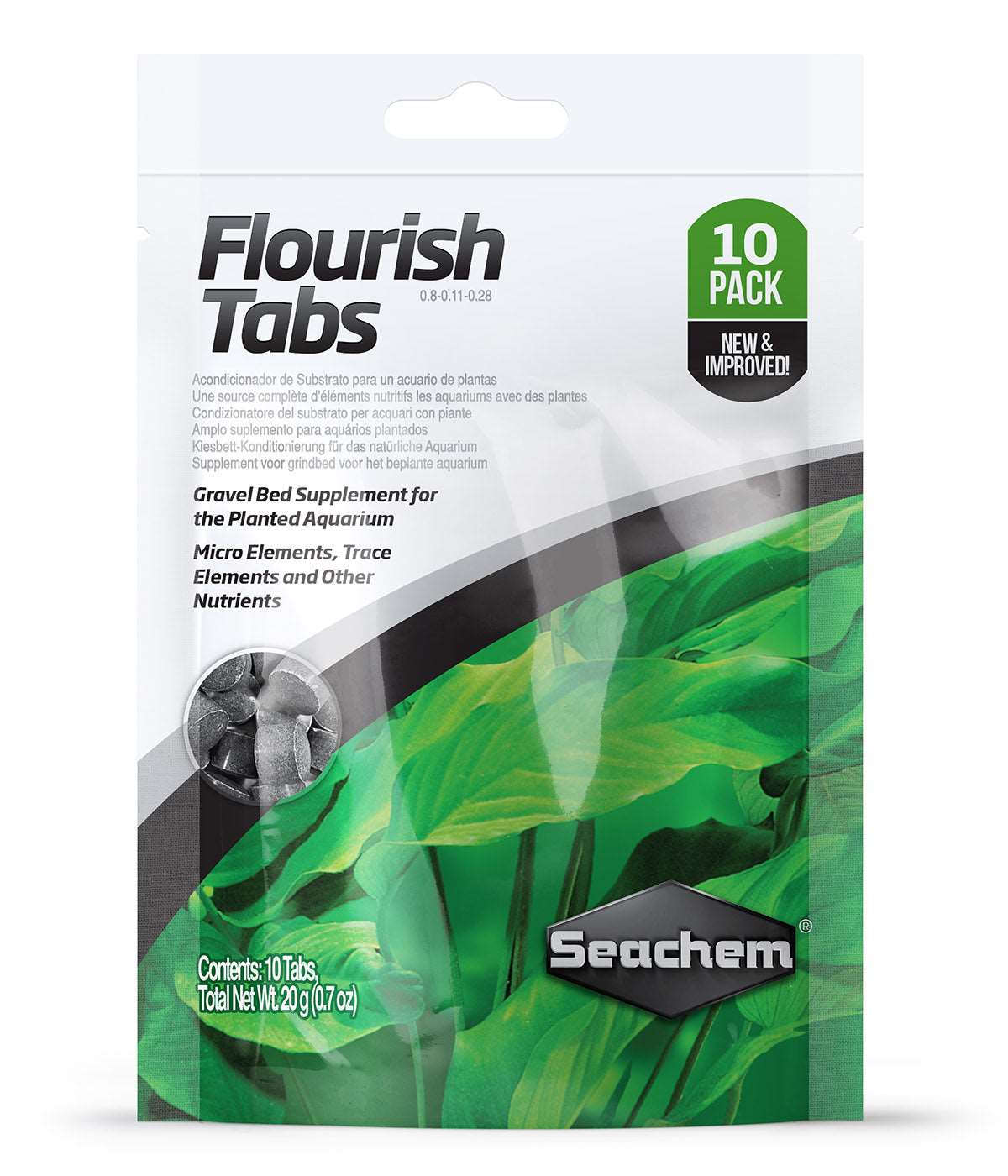 New Seachem Flourish tabs, 10 pack, complete aquarium plant root feeding